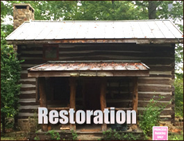 Historic Log Cabin Restoration  West Chester, Ohio
